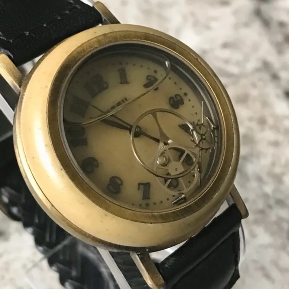 1995 FLOATING GEARS STONE FOSSIL BW-6772